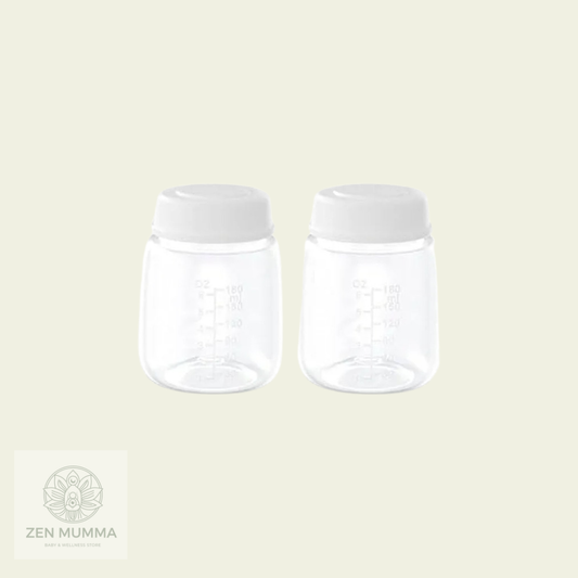 Spectra-Compatible Leak-Proof Wideneck Storage Bottles - Pair (180 ml)