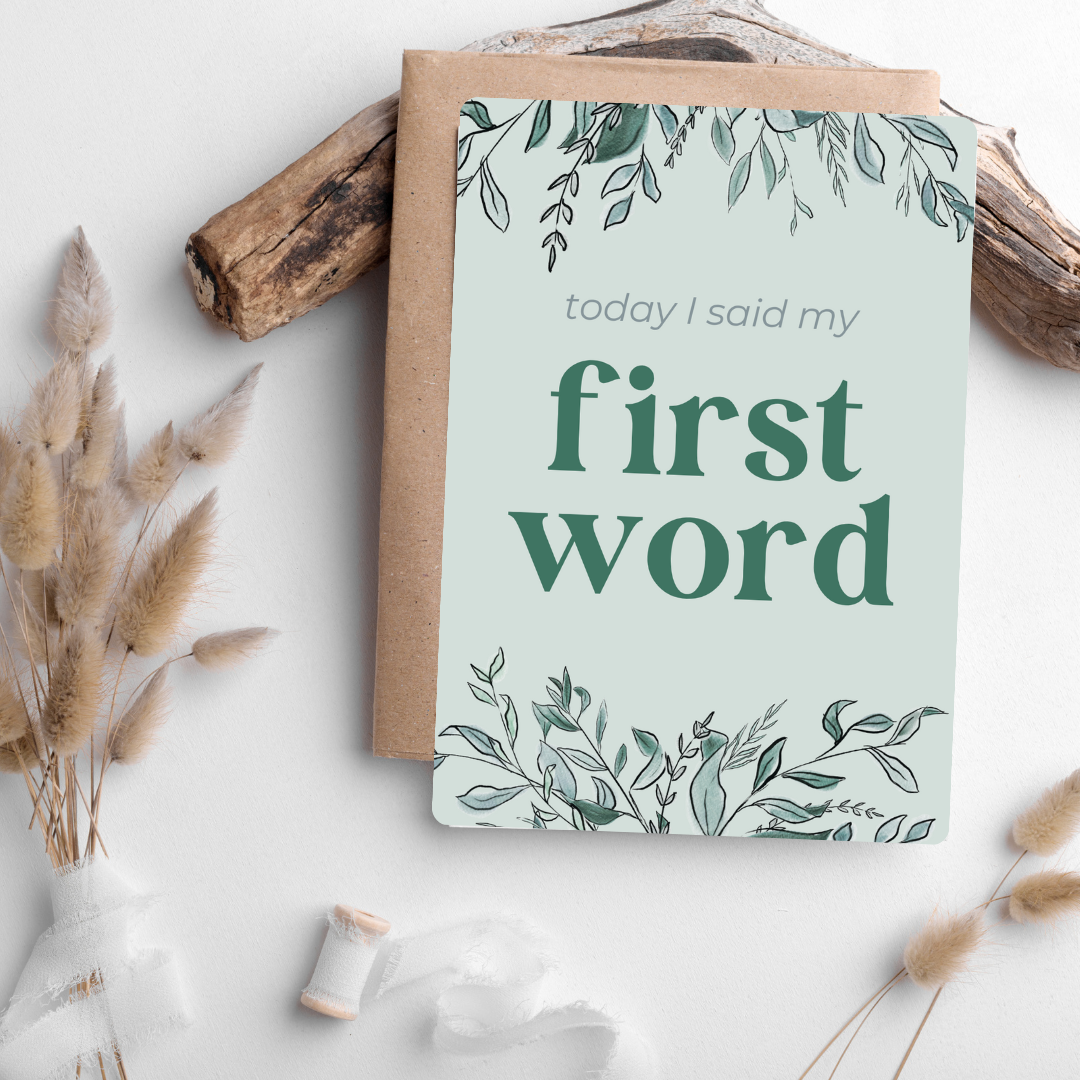 Baby Milestone Cards