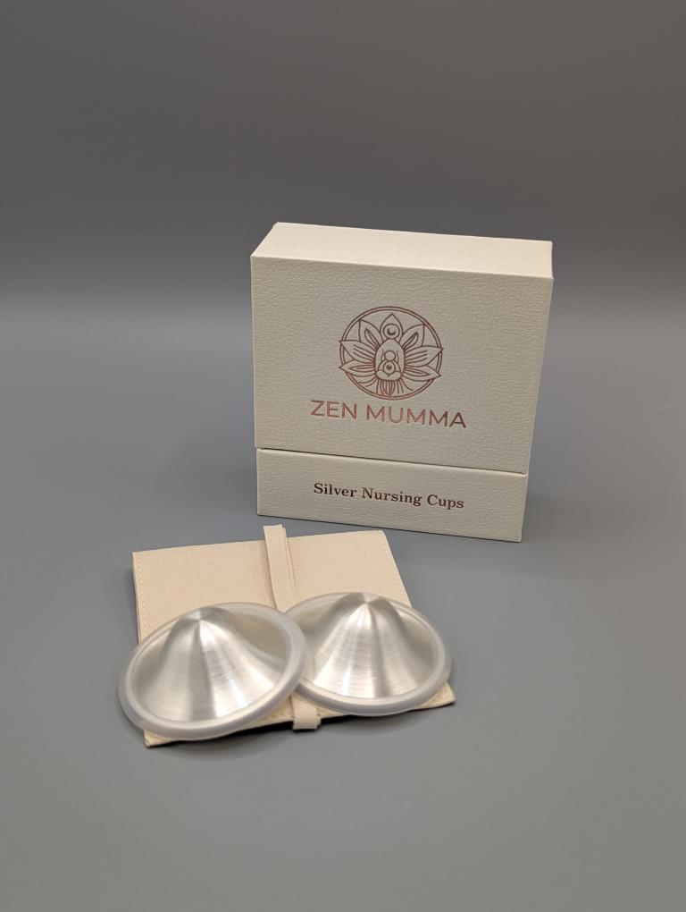 Zen Mumma Deluxe Silver Nursing Cups