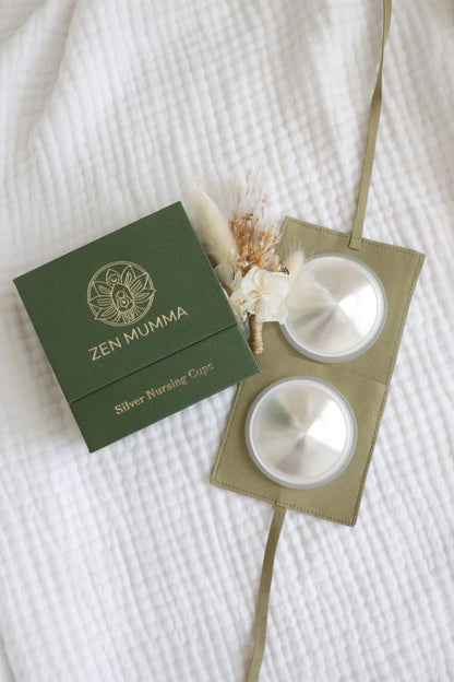 Zen Mumma Deluxe Silver Nursing Cups