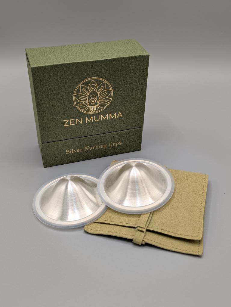 Zen Mumma Deluxe Silver Nursing Cups